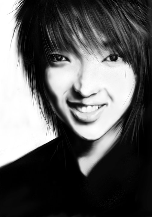 this is a pic of him i drew on Photoshop. ^__^
