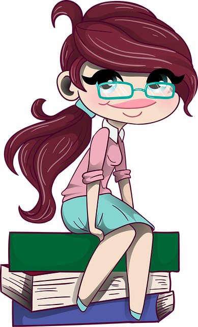 teenager, books, cute teenager, books, cute