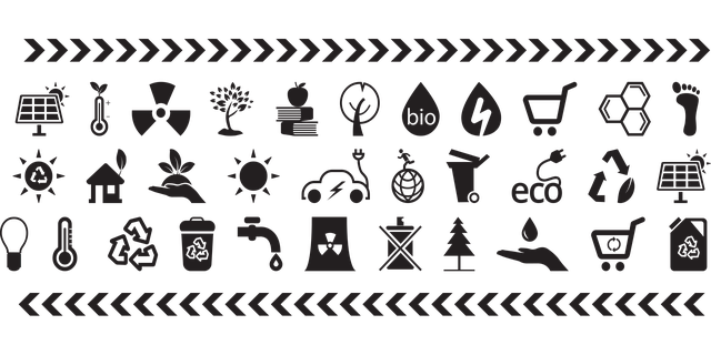 ecology icons, recycle, save the planet