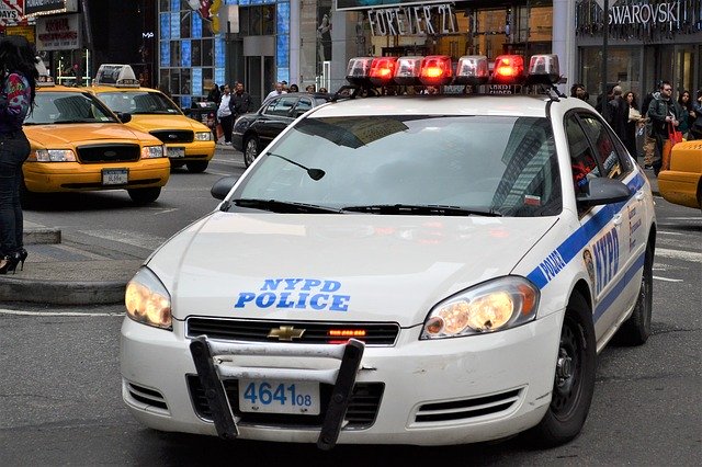 police car, nypd, manhattan
