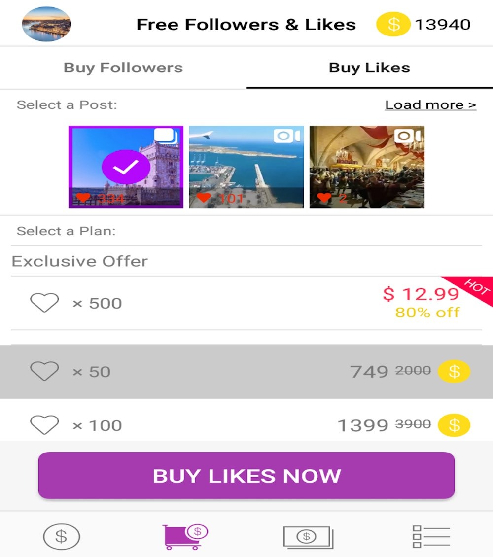 How To Use Getinsta App To Increase Likes & Followers For Free ...