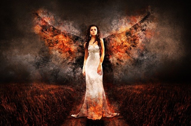 angel, the witch, hell