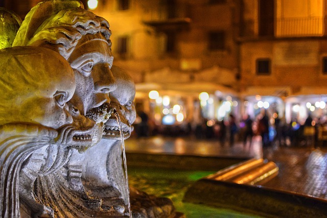 moor fountain, rome, fontana del moro