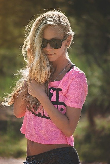 girl, portrait, hair