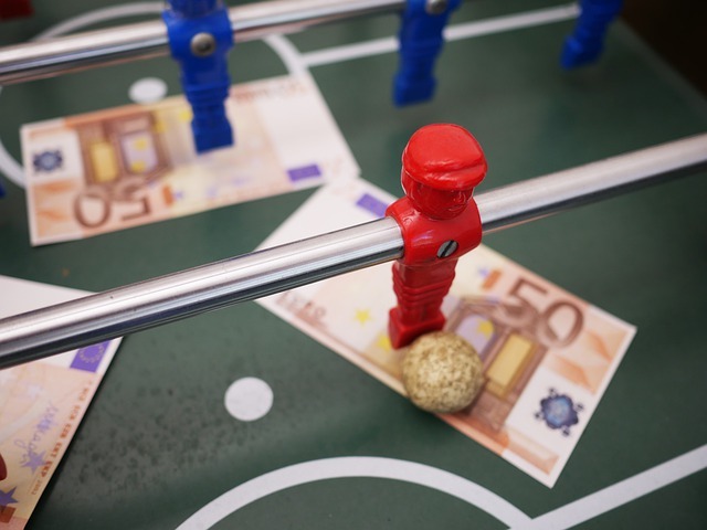 sport, football, foosball table