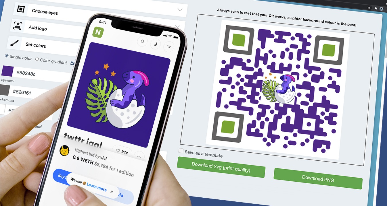 How to create and scan a QR code on iPhone?