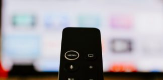 black remote control
