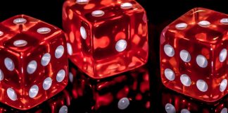 red and white polka dot baubles