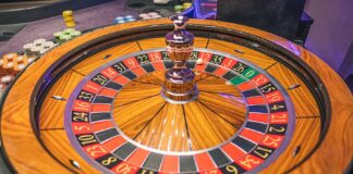 brown and green round analog clock