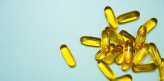 brown and yellow medication tablets