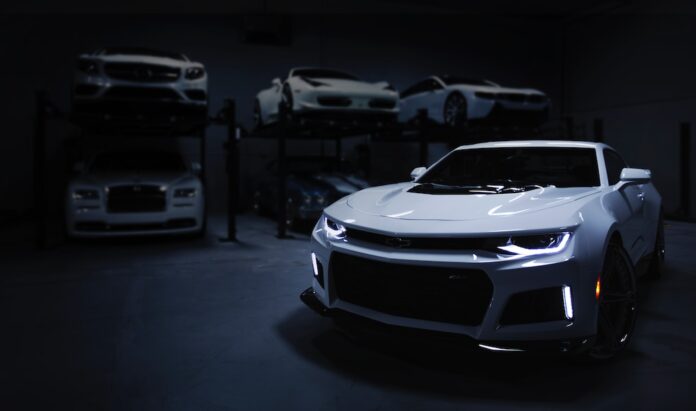 Photo by Peter Broomfield white car