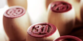 Close-up Photo of Bingo Chips