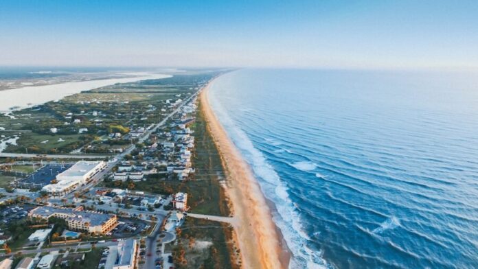 Photo by Lance Asper aerial photo of village