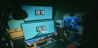 Low-light Photography of Computer Gaming Rig Set