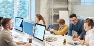 People Working in front of the Computer