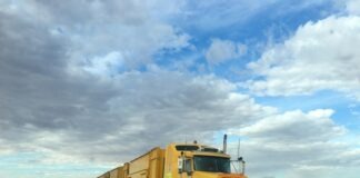 truck on highway during daytime