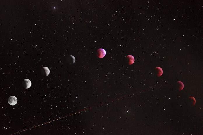 Photo by Farzad Mohsenvand Lunar eclipse illustration