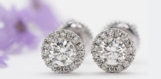 Piercing Through Time: The Victorian Stud Earring Trend two silver and gold floral rings