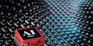 A micro processor sitting on top of a table