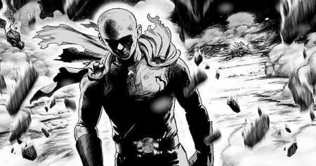 aitama walks away from a defeated Boros.