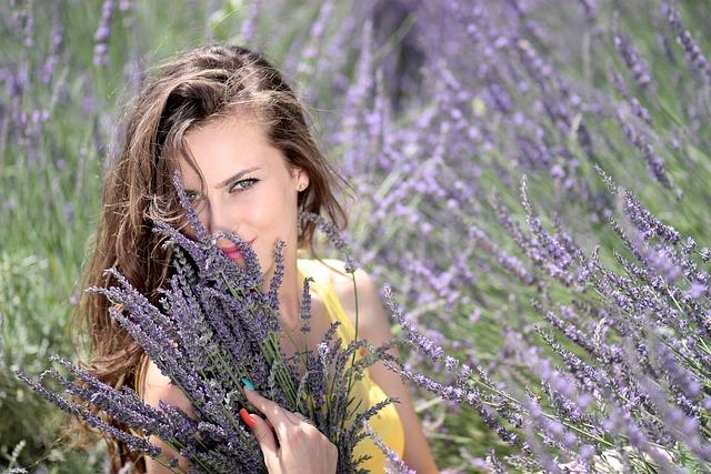 Free Woman Lavender photo and picture
