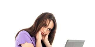 Free Young Woman Computer photo and picture