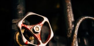 red and silver framed sunglasses