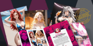 Your Anime Star Magazine Is Here: Welcome to Waifu Monthly Waifu Monthly anime star magazine cover