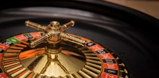 roulette, casino, black