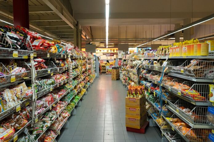 Photo by Fikri Rasyid pile of grocery items