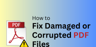 Fix broken pdf files