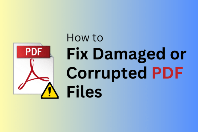 Fix broken pdf files