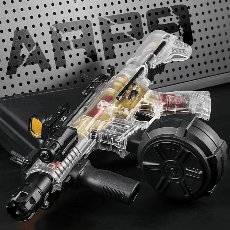 ARP9 Assault Rifle Gel Blaster Transparent-Gold Version Toy Gun