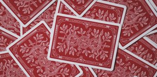red playing cards