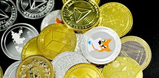 gold and silver round coins