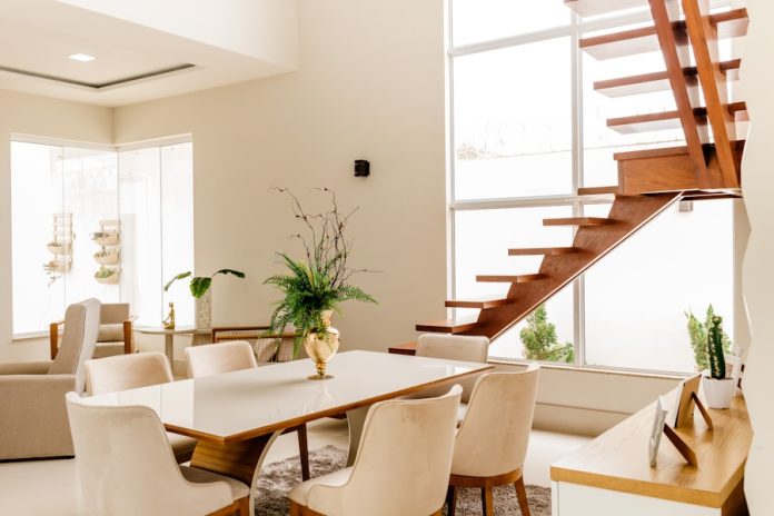 Photo by Jonathan Borba white wooden table with chairs