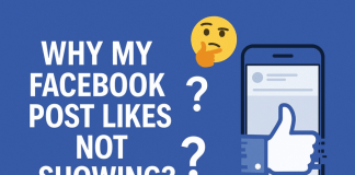 why my facebook post likes not showing