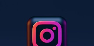 blue and red square logo