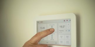 tablet, heating, man, pointing, manual, technology, person, male, computer, home, modern, system, energy, control, people, temperature, app, heating, heating, heating, heating, heating, temperature, temperature, temperature, temperature