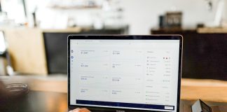 person using MacBook pro