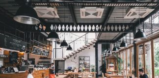 brown and gray concrete store