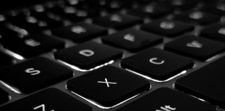 a close up of a keyboard