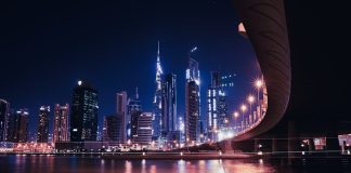 landscape photo of high-rise building during nighttime