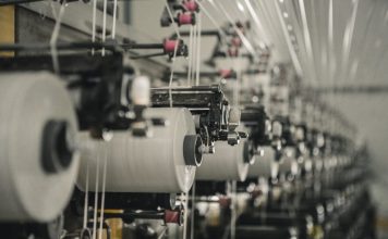 a row of machines that are next to each other