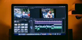 black flat screen computer monitor