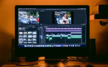 black flat screen computer monitor