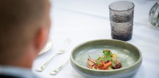green vegetable on white ceramic bowl