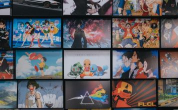 How Drama and Anime Fans in Canada Are Streaming Everything in One Place anime character collage photo on black wooden shelf