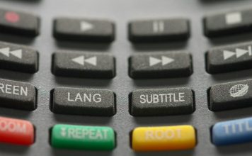 gray TV remote